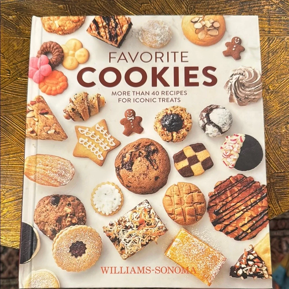 Williams Sonoma White and Brown Cookie Cookbook